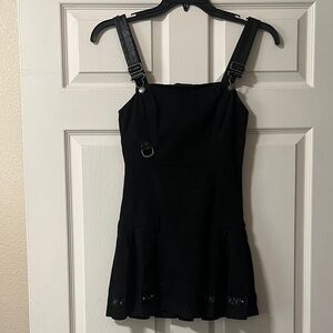 Tripp NYC Black Dress with Buckle Straps